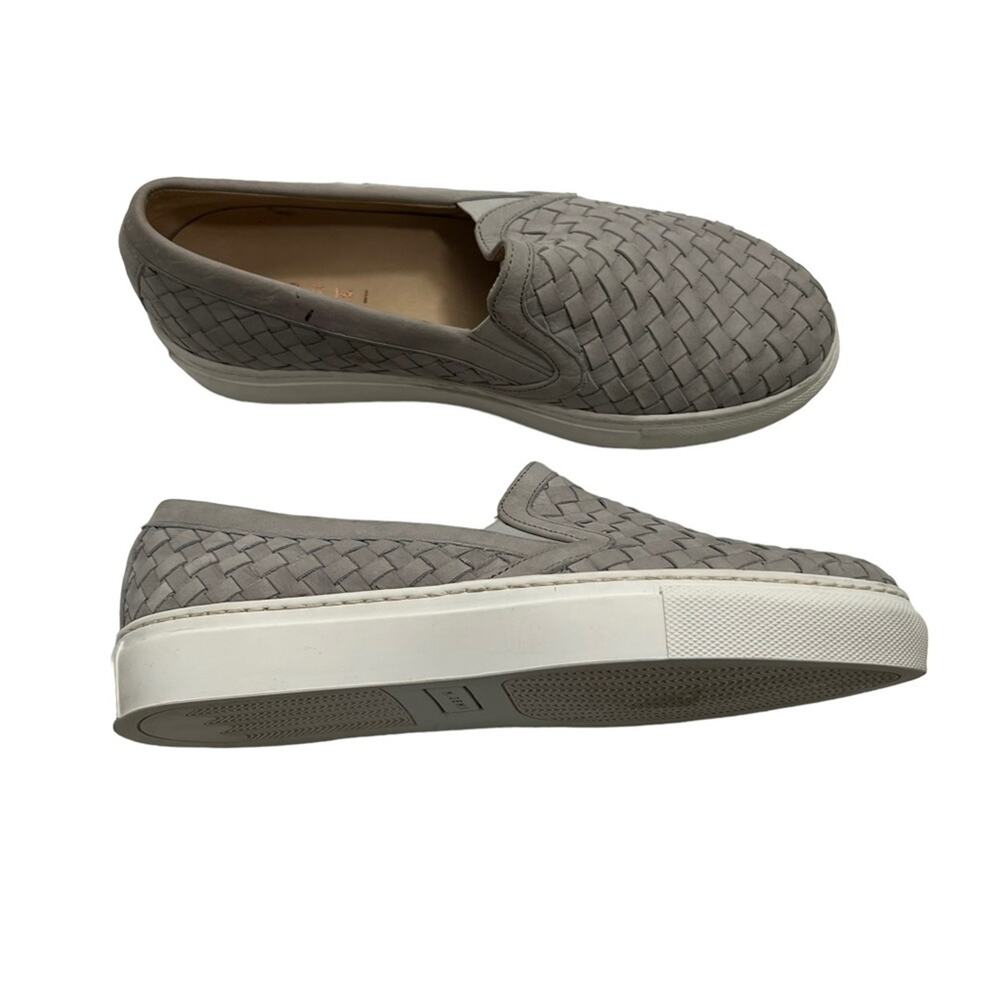 m. gemi  Italian Luxury Brand Slip On Shoes "The Cerchio" Gray Slip-On Shoe EU38